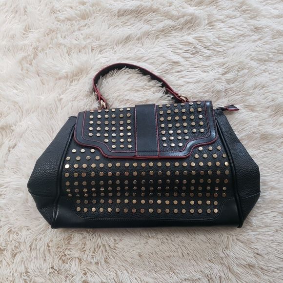 Revolution Black and Gold Studded Bag - Picture 12 of 15